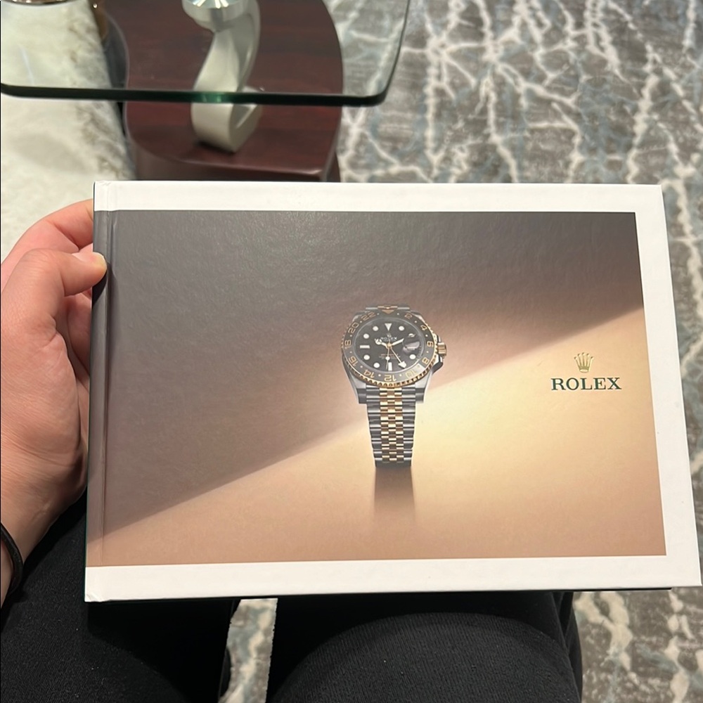 Rolex Silver and Gold Luxury Watch Coffee Table Book